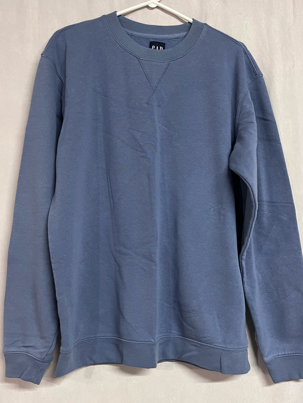 GAP Men's Slate Blue Crewneck Sweatshirt Size Medium